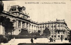CPA Montpellier La Prefecture et l'hotel des Postes 