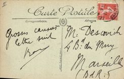 CPA Le Mans Notre Dame de la Couture et le Square de la Prefecture 