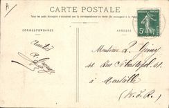 CPA Montbrosin Place de la Prefecture 