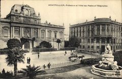 CPA Montpellier Prefecture et Hotel des postes et Telegraphes 