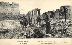 CPA Militaria cave utilisee comme logemet et l'Tabri qui la remplace Brabant le Roi 