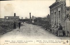 CPA Militaria La guerre 1914 15 Neuve Chapelle aspect du village apres la bataille 
