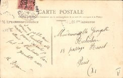 CPA Folklore Costume de vieille 