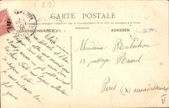 CPA Folklore Environs de Brest costume Breton 