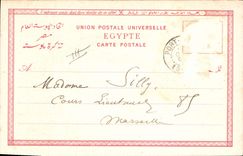 CPA Egypte Egypt La Divinite Anubis 