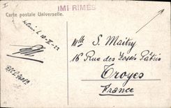 CPA Egypte Egypt Le Caire Les Trois Pyramides de Guiseh 