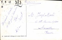 CPA Egypte Egypt Karnak Obelisque de la reine Makere 