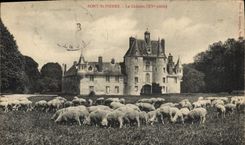 CPA Pont St Pierre le Chateau XV siecle Moutons