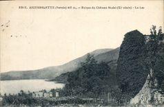 CPA Aiguebelette Ruines du chateau feodal XI siecle 
