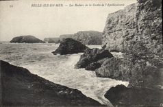 CPA Belle Ile en mer Les Roches de grotte de l'Apotbicairerie 