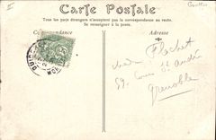 CPA Belle Ile en mer Les Roches de grotte de l'Apotbicairerie