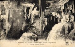 CPA Grottes de Betharram partie superieure salle Jeanne d'Arc 