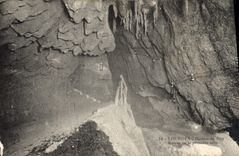 CPA Lourdes grottes du Roy entree de la premiere salle 