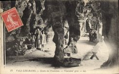 CPA Vals les Bains Grotte des Vivaraises 