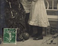 CPA Poupee Joyeux Noel 