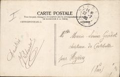 CPA Poupee Heureuses Paques 