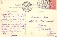 CPA Bateau de guerre Le Duguay Trouin Navire Ecole d'application des Aspirants