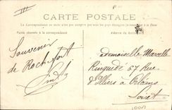 CPA Bateau de guerre Rochefort sur Mer Le transbordeur et le Duguay Trouin