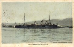CPA Bateau de guerre Toulon Le Duchayla
