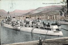 CPA Bateau de guerre Toulon Le contre torpilleur Dard 
