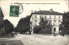 CPA Mirecourt Avenue de la Gare et sous Prefecture 