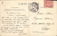 CPA Mauriac La Sous Prefecture Viel Hotel et le college