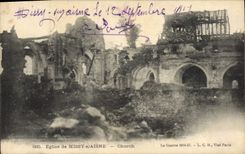 CPA Militaria Eglise de Missy sur Aisne