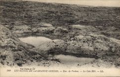 CPA Militaria Environs de Verdin La cote 304