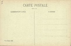 CPA Militaria Reims L'Hopital civil incendie par les Allemands La lingerie 