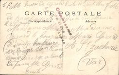CPA Militaria Sermaize les Bains Ruines Rue Lombard