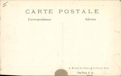 CPA Militaria Poste avance aux environs de Burnhaupt