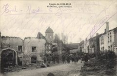 CPA Militaria Bremenil apres l'invasion