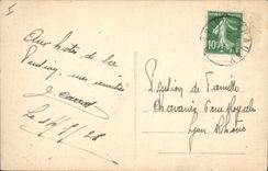 CPA Militaria Chauny Place de la Gare et boulevard Gambetta