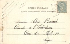 CPA Folklore Environs du Puy Type de paysan du Velay revenant du marche 