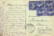 CPA Folklore Une scene champetre Paysannes montagnardes se rendant au marche Ane Mule