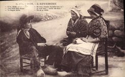 CPA Folklore Auvergne 