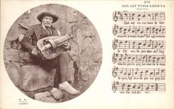 CPA Folklore Le Puy Bourree