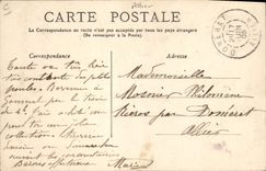 CPA Folklore Fileuse Bourbonnaise TOP