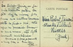 CPA Folklore Auvergne Le croisement