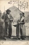 CPA Folklore Paysans Auvergnats