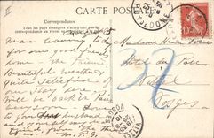 CPA Folklore Paysans Auvergnats