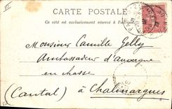 CPA Folklore Danse de la bourree Auvergne