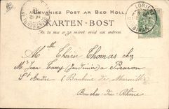 CPA Folklore Maries de Bourg de Batz Mariage