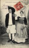 CPA Folklore Bourg de Batz Le grand jour Mariage