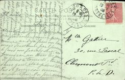 CPA Folklore Auvergne Maisons d'un village Auvergnat