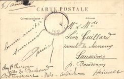 CPA Folklore Auvergne La bourree 