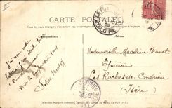 CPA Folklore Auvergne La bourree