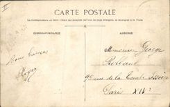 CPA Folklore Auvergne La bourree