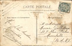 CPA Folklore Auvergne La bourree