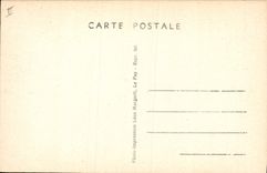 CPA Folklore Auvergne La bourree